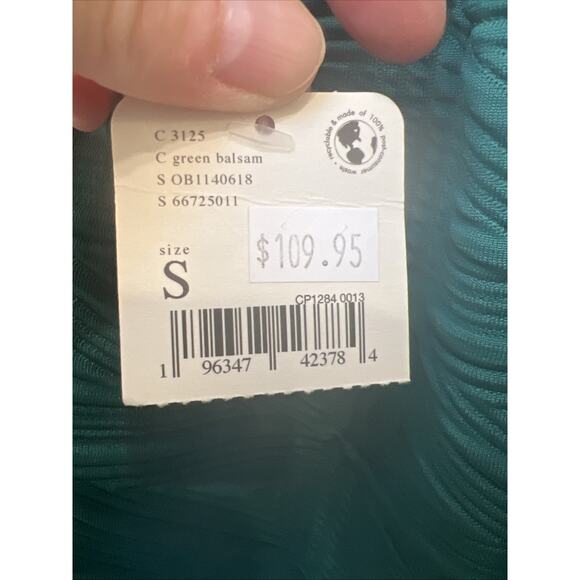 NWT Free People Dress Mini Green Sz Small S Babydoll Back Tie MRSP $110 Pockets - Picture 3 of 10